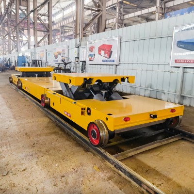 35トンの自動鉄道転送車両