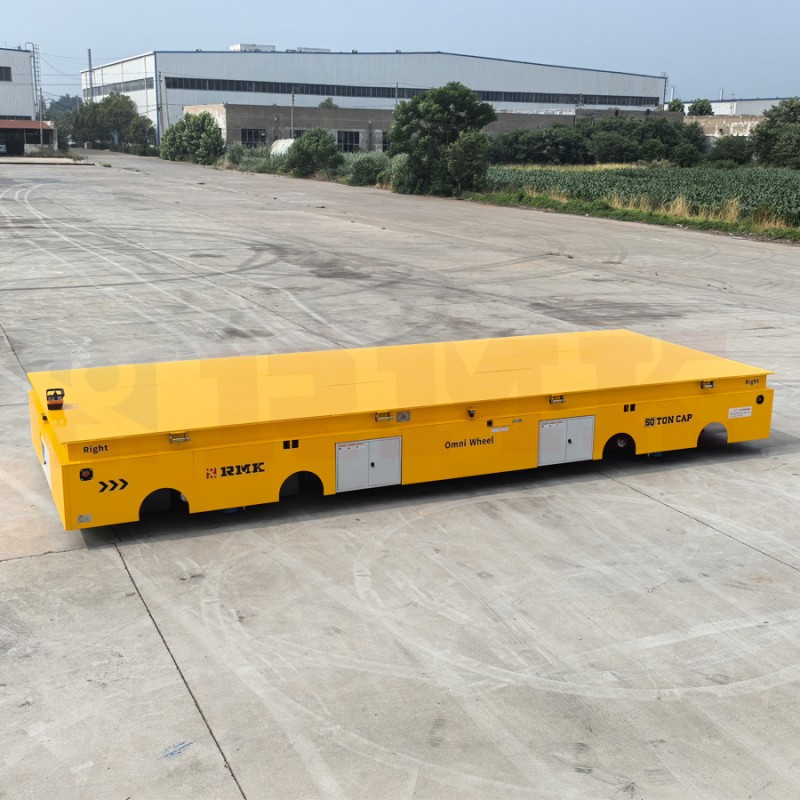 50 Tons Mould Omni-directional Battery Trackless Transfer Cart バッテリー